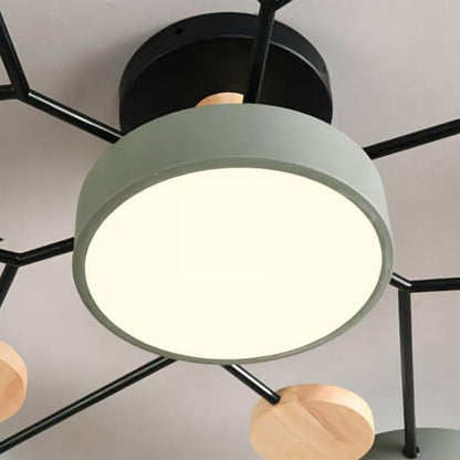 Simple LED Ceiling Light - Warm White Modern Design