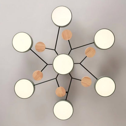 Simple LED Ceiling Light - Warm White Modern Design