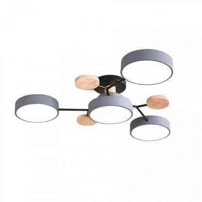 Simple LED Ceiling Light - Warm White Modern Design