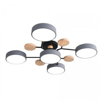 Simple LED Ceiling Light - Warm White Modern Design