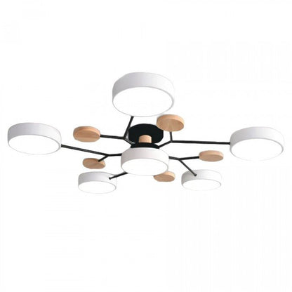Simple LED Ceiling Light - Warm White Modern Design
