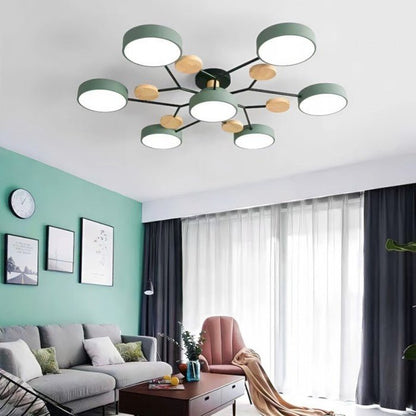 Simple LED Ceiling Light - Warm White Modern Design