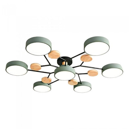 Simple LED Ceiling Light - Warm White Modern Design