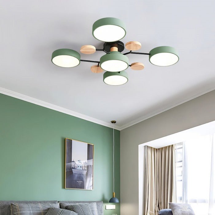 Simple LED Ceiling Light - Warm White Modern Design