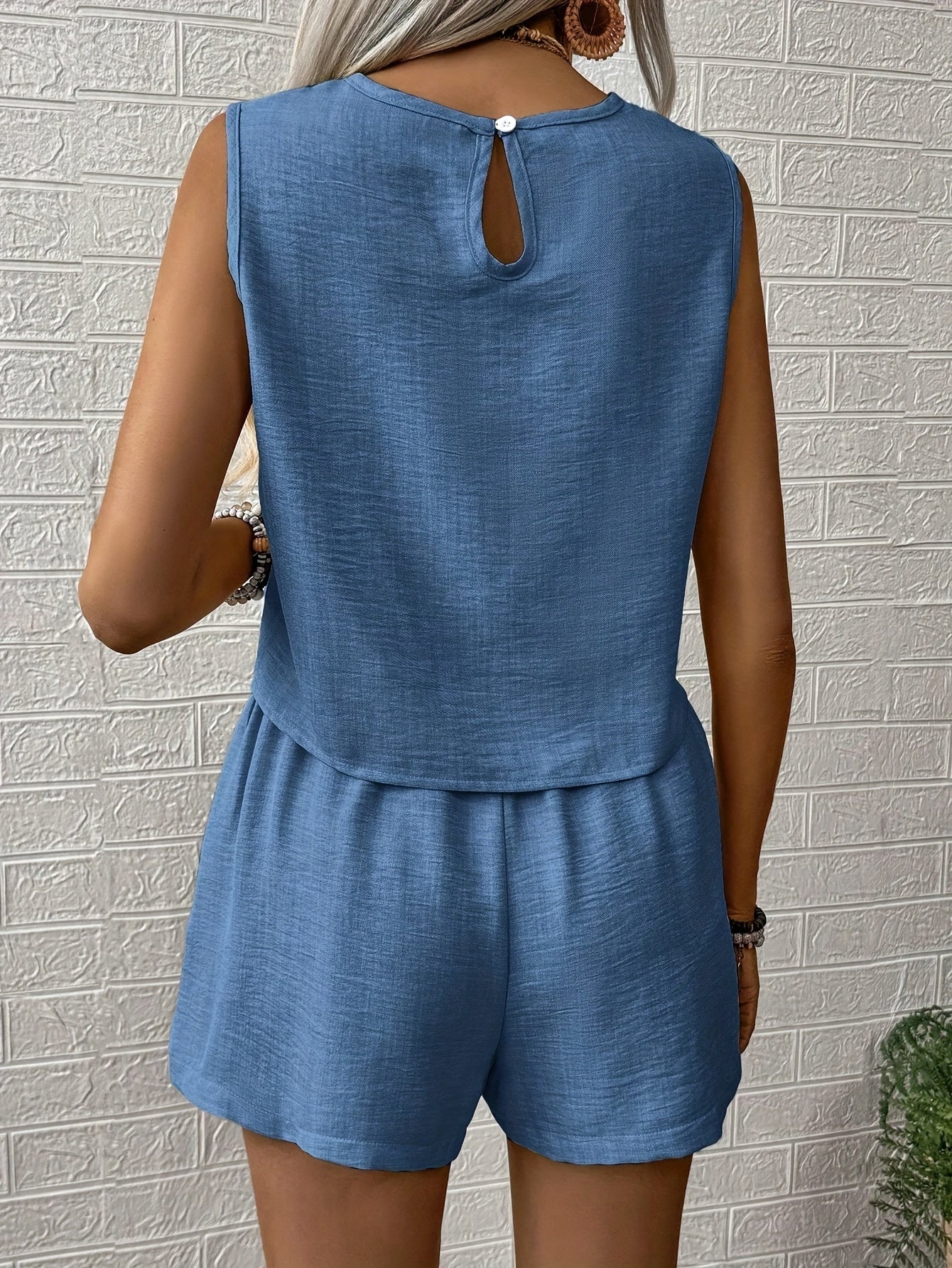 Women's Tank Top Summer Outfit Set