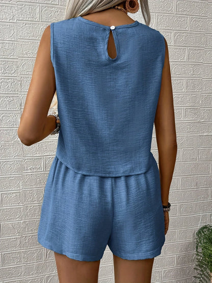 Women's Tank Top Summer Outfit Set