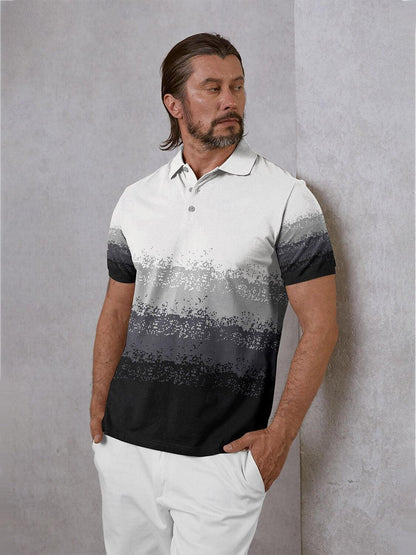 Breathable Mens Polo Shirt UV Protection