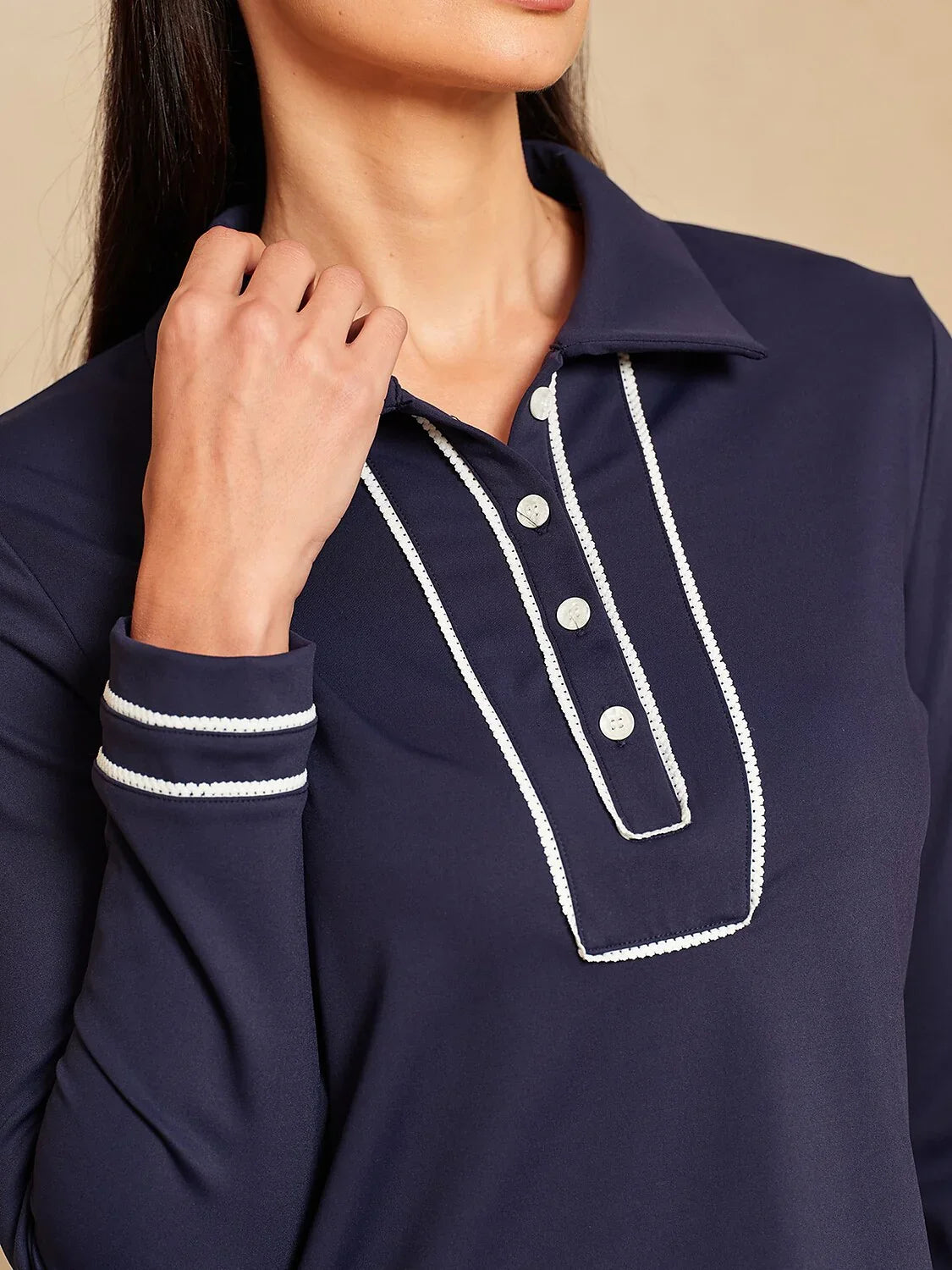 Classic Protective Long Sleeve Polo Shirt UPF50+