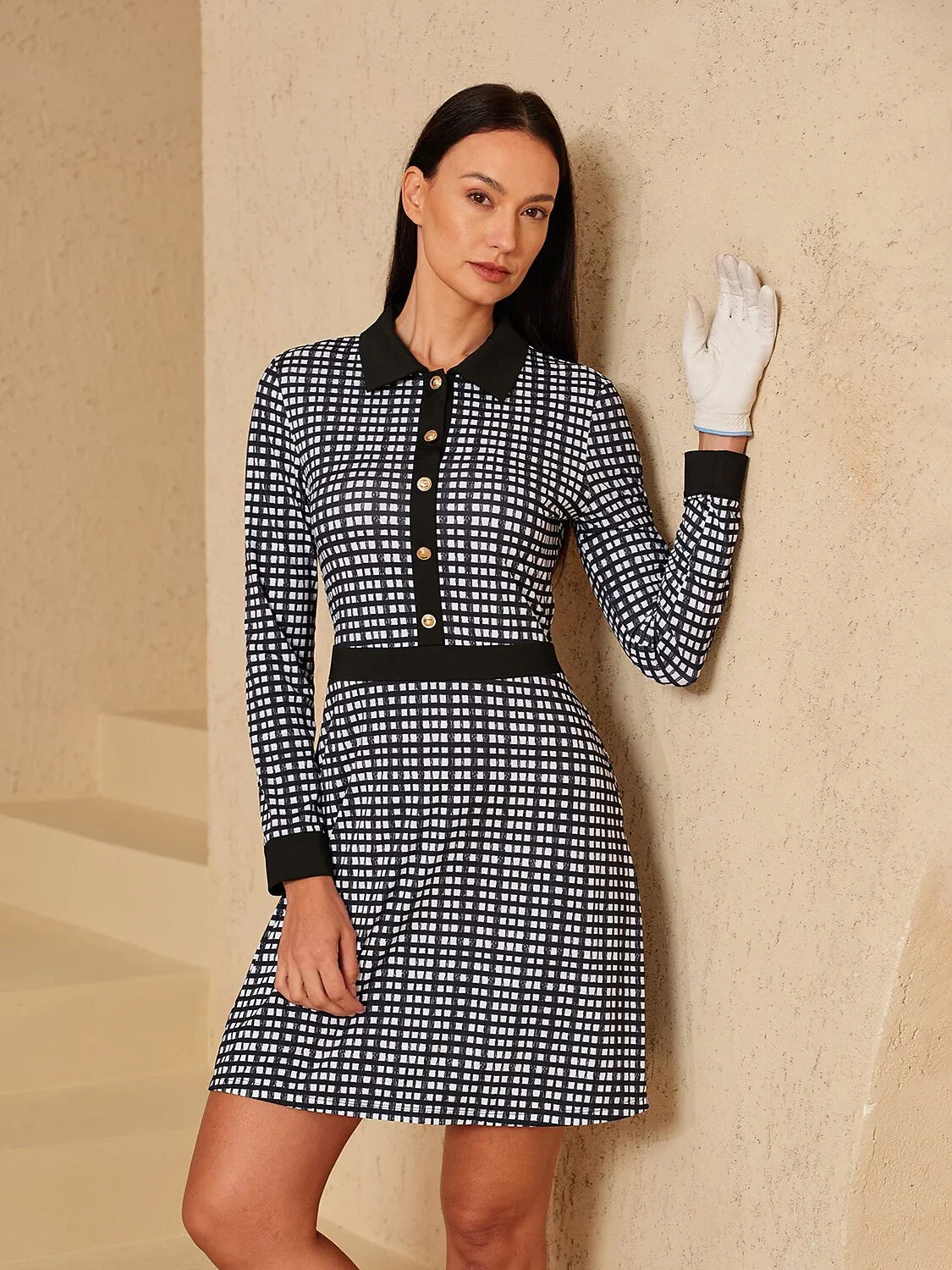 Classic Casual Long Sleeve Sun Dress UPF 50+ Protection