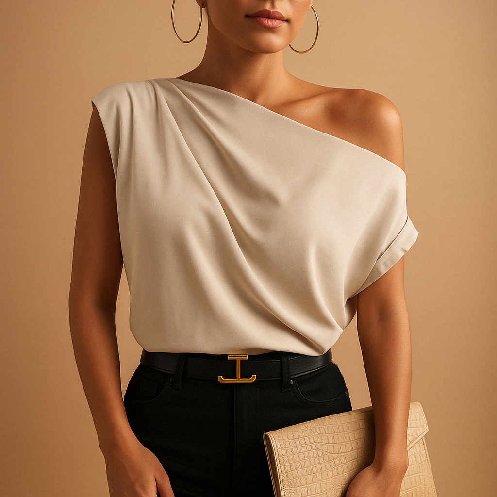 Women's Cold Shoulder Loose Fit Blouse - Luxivelle