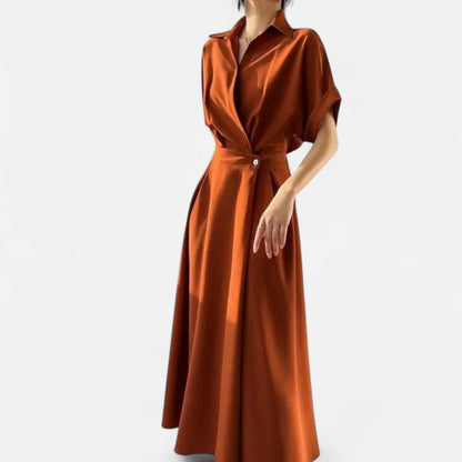 Elegant Chic Ladies Shirt Dress