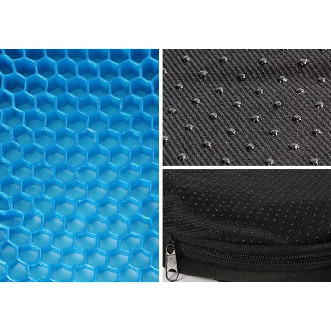 Ergonomic Memory Foam Seat Cushion for Back Pain Relief - Luxivelle