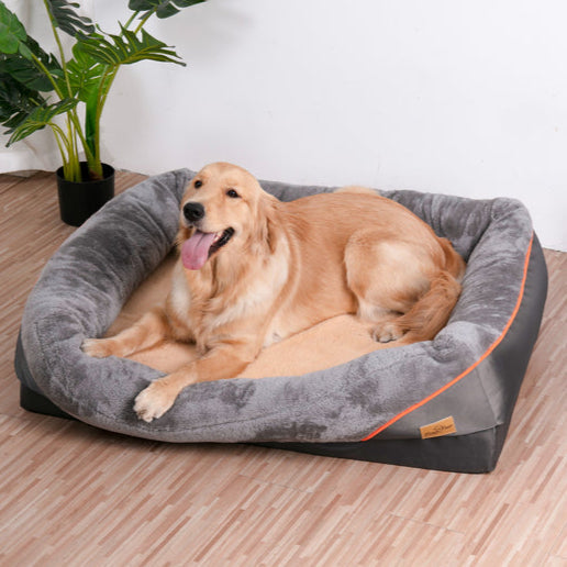 Comfortable Supportive Foam Pet Bed for Big Dogs - Luxivelle