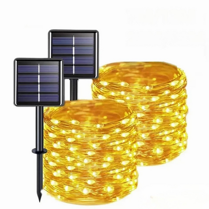 Green Outdoor Solar Fairy Lights - Luxivelle