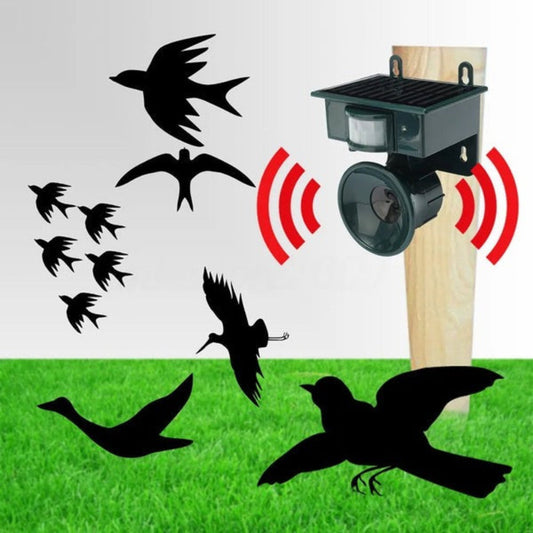 Automatic Bird Repellent with LED Light and Loud Alarm - Luxivelle