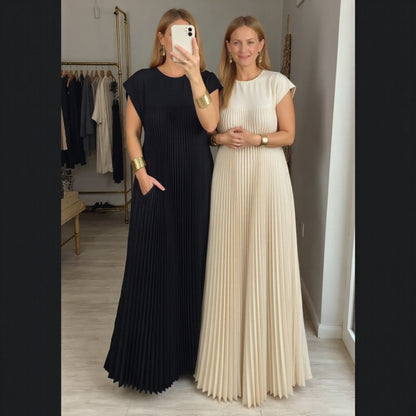 Flowy Long Sleeve Maxi Dress
