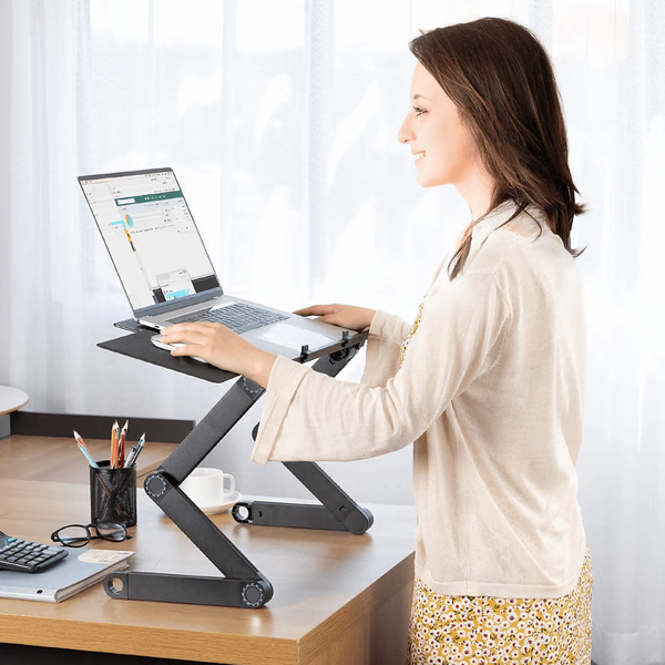 Compact Adjustable Laptop Riser Stand - Luxivelle