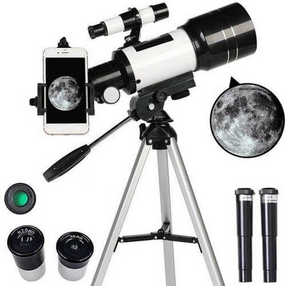 Easy View Astronomy Telescope with Tripod and 150x Zoom