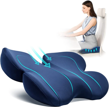 Comfortable Memory Foam Back Support Cushion - Luxivelle