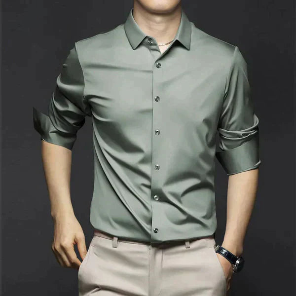 Casual Men's Breathable Office Dress Shirt
