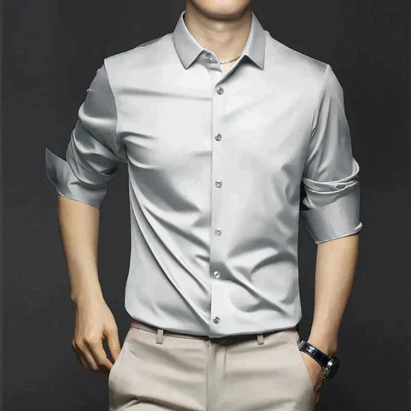 Casual Men's Breathable Office Dress Shirt