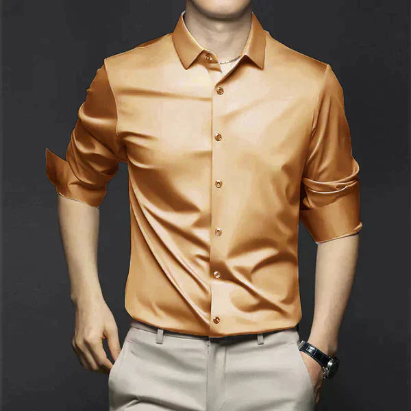 Casual Men's Breathable Office Dress Shirt