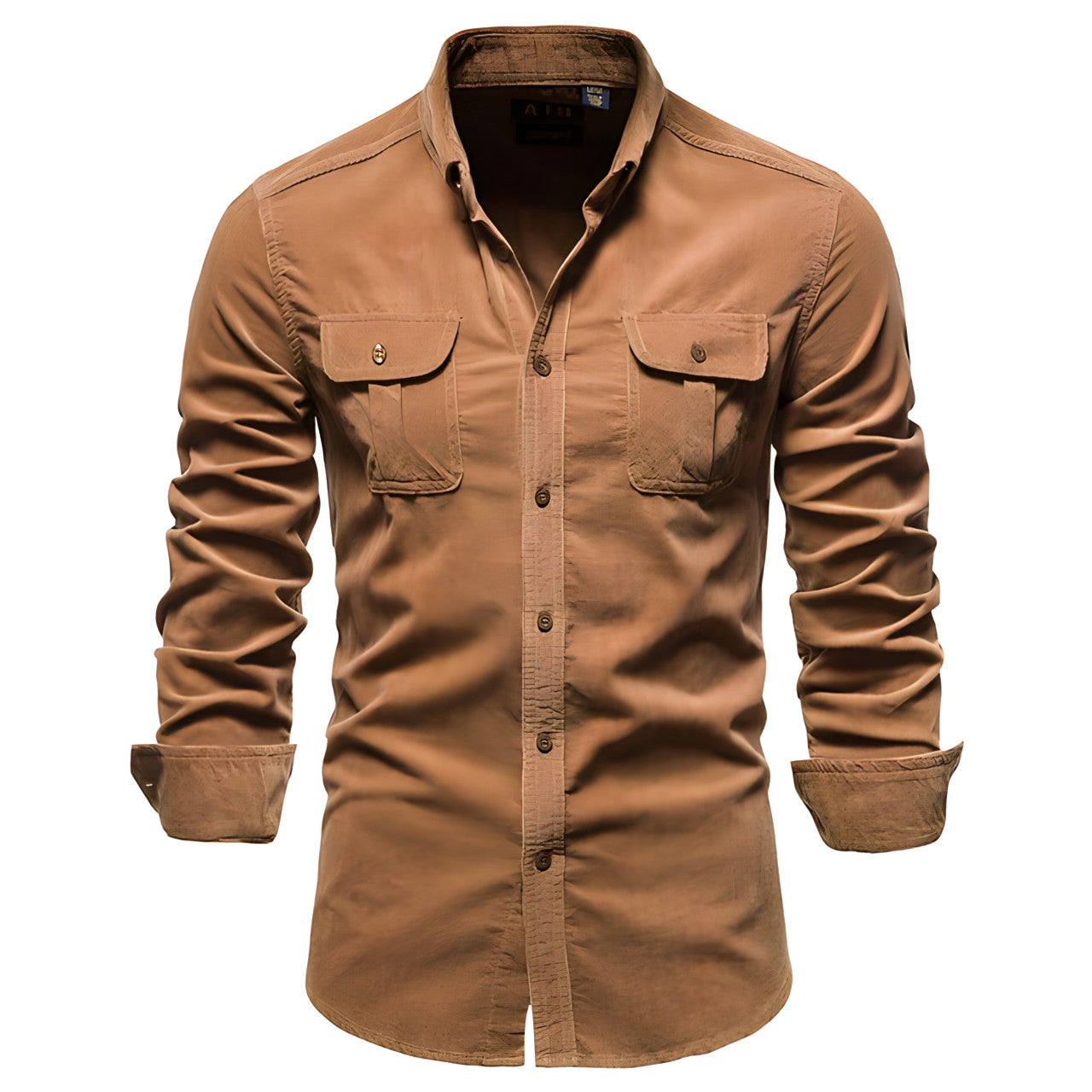 Relaxed Fit Men's Button Down Shirt