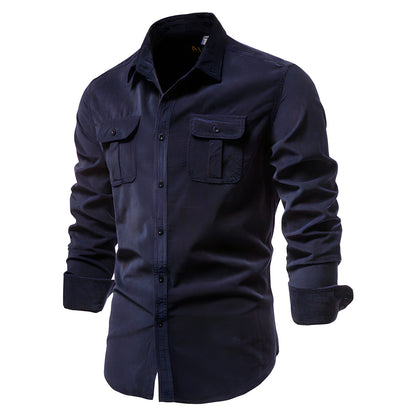 Relaxed Fit Men's Button Down Shirt