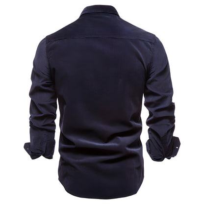 Relaxed Fit Men's Button Down Shirt