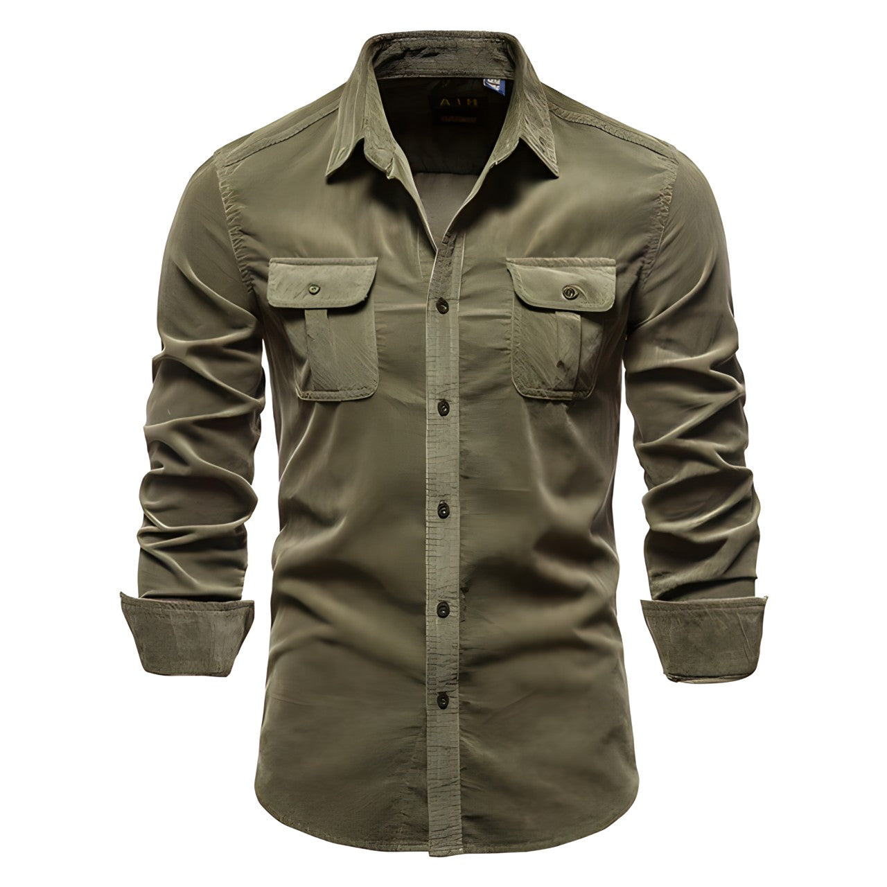 Relaxed Fit Men's Button Down Shirt