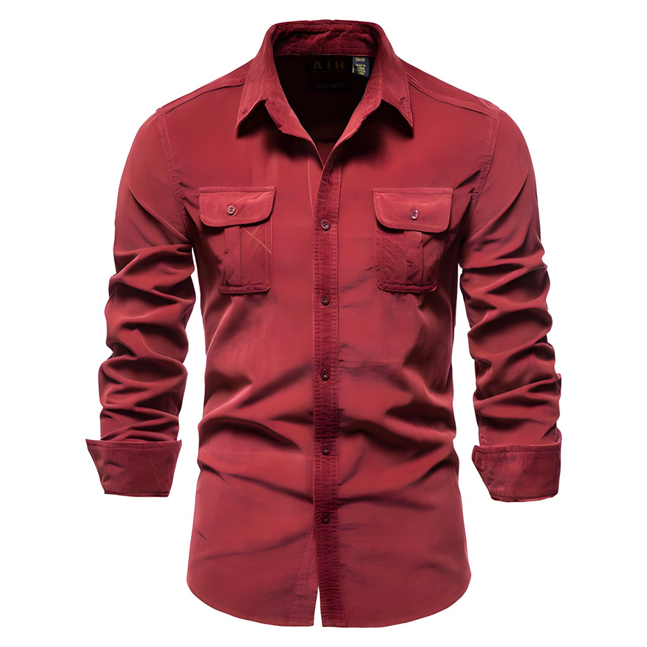 Relaxed Fit Men's Button Down Shirt