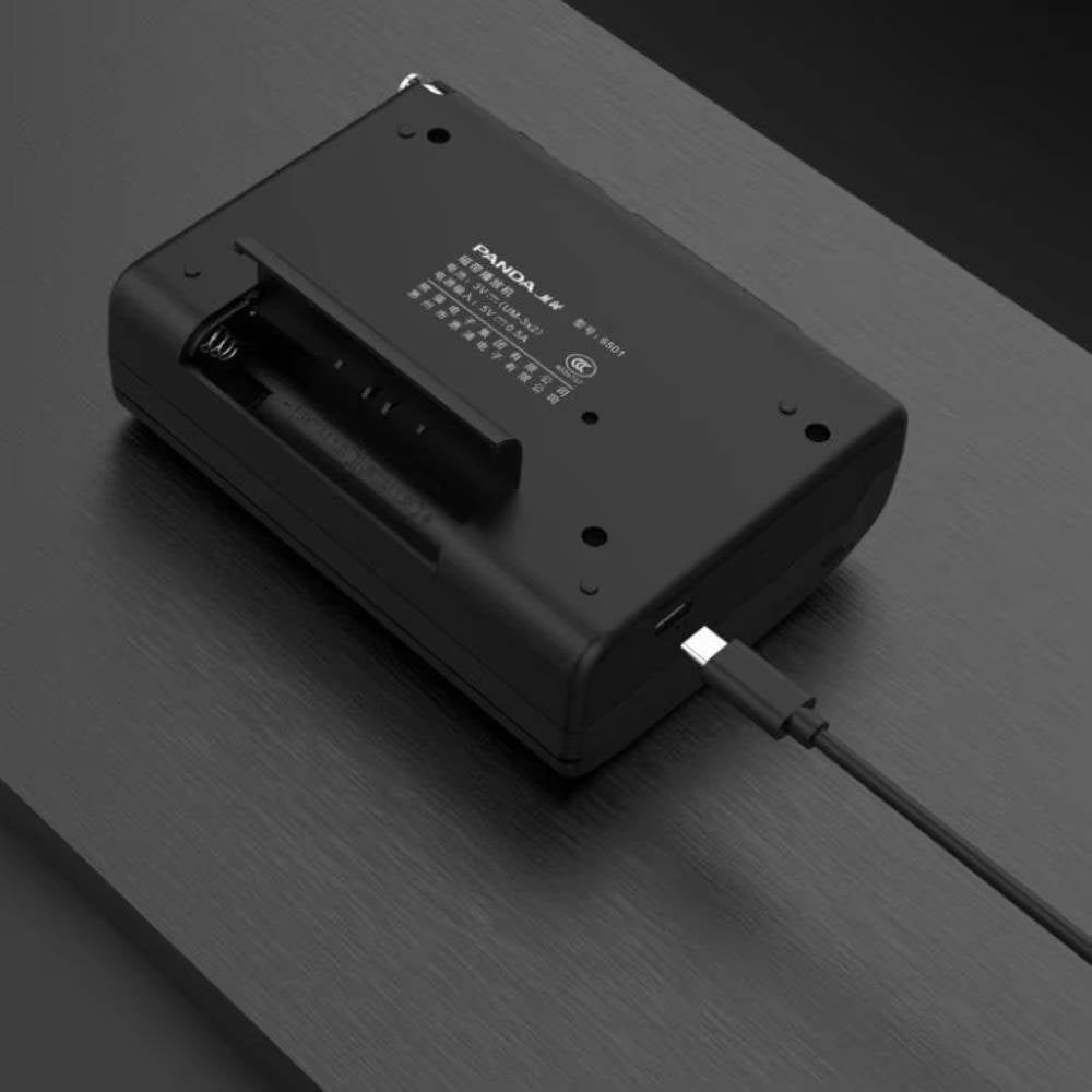 Retro Compact Cassette Player with AM/FM Radio