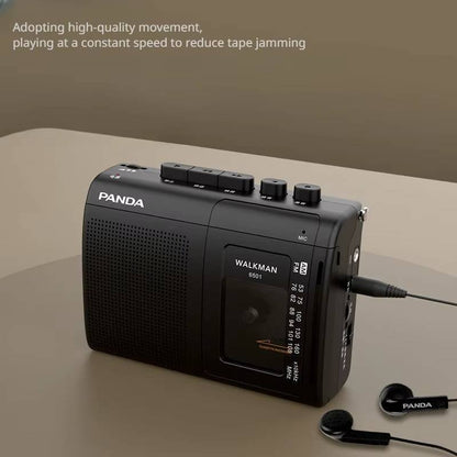 Retro Compact Cassette Player with AM/FM Radio