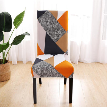 Colorful Fabric Chair Slipcovers - Durable Printed Design - Luxivelle