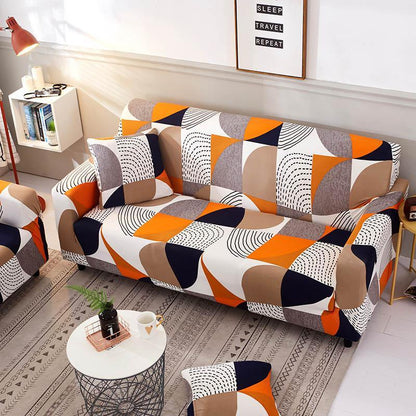 Colorful Patterned Sofa Slipcovers - Strong & Comfortable Fit - Luxivelle