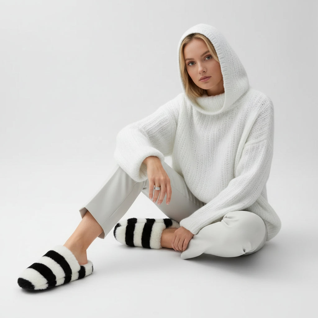 Cozy Oversized Hoodie Sweater - Luxivelle