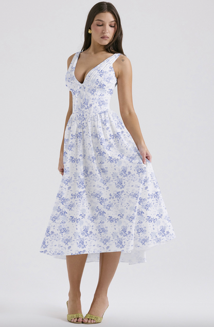 Chic Ladies' Floral Sundress