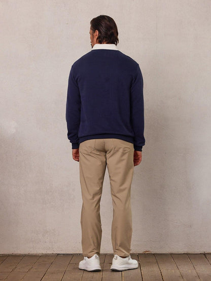 Classic Men's Golf Collar Sweatshirt