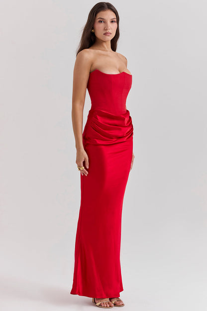 Marina | Elegant strapless corset dress