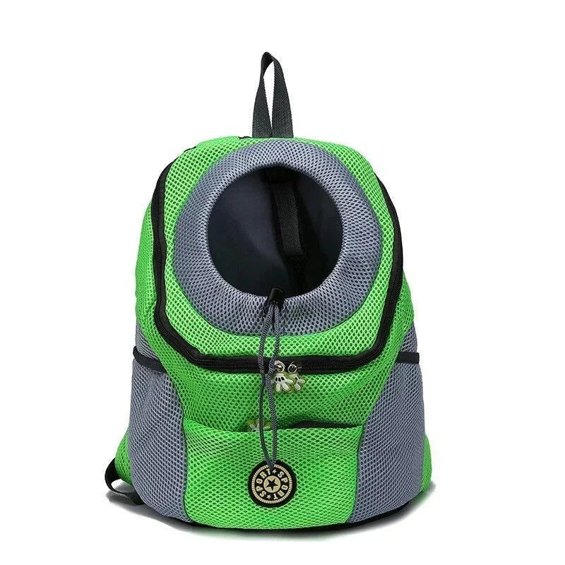 Safe and Cozy Pet Backpack Carrier with Adjustable Straps - Luxivelle