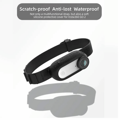 "Pet collar camera with 160° wide-angle lens and HD 1080P video, designed for cats and dogs, fits comfortably on collars."