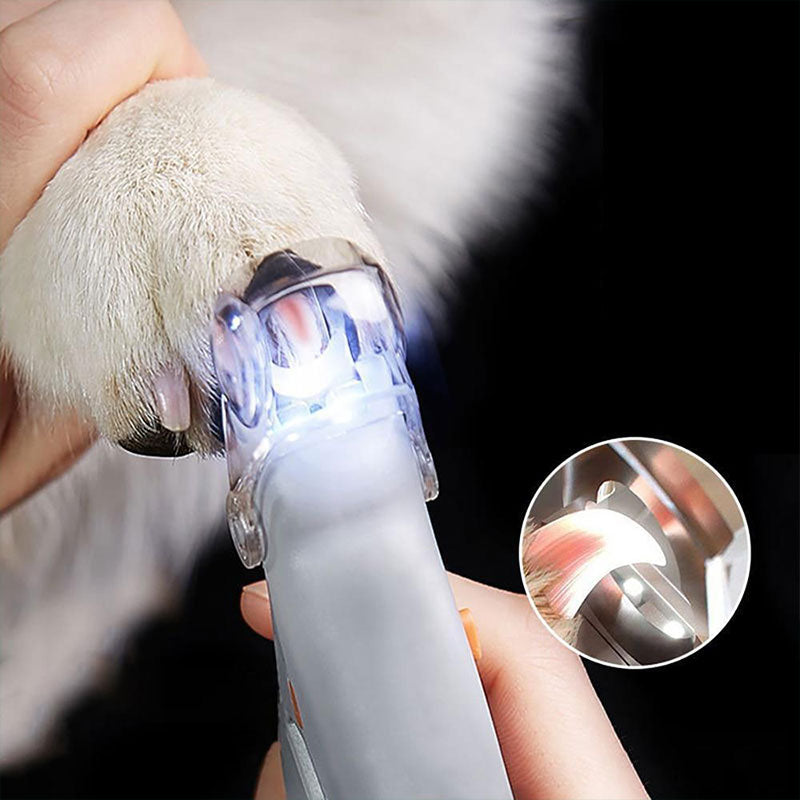 Safe Pet Nail Trimmer with LED Guide & Guard - Luxivelle