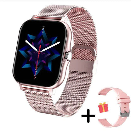 Stylish Women's Fitness Smartwatch with Health Tracking