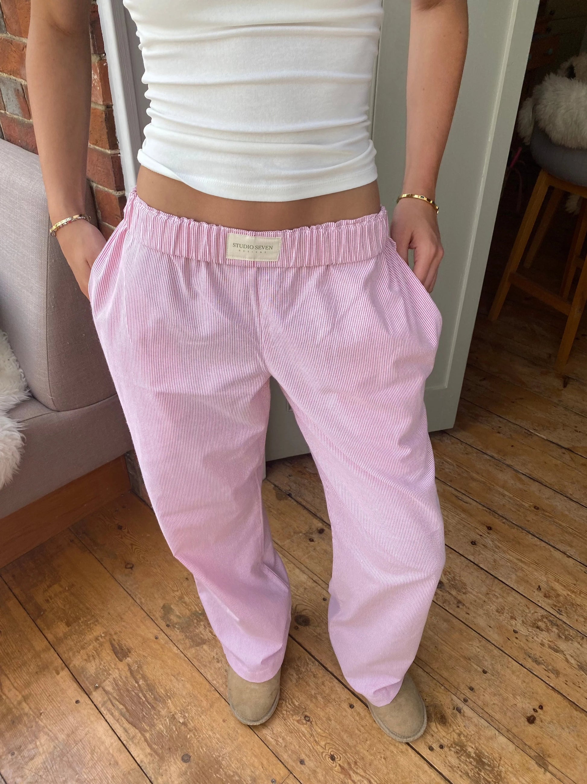 Variant image for Emma Lounge Trousers Womens - Premium Fabric, Relaxed Fit-1