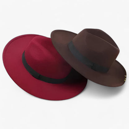 Classic Wool Fedora Winter Hat