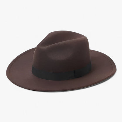 Classic Wool Fedora Winter Hat