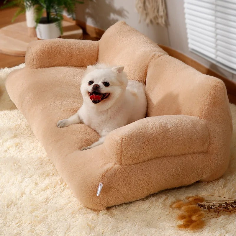 Comfy Pet Sofa: Soft Dog Bed Cushion - Luxivelle
