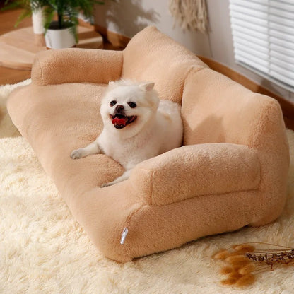 Comfy Pet Sofa: Soft Dog Bed Cushion - Luxivelle