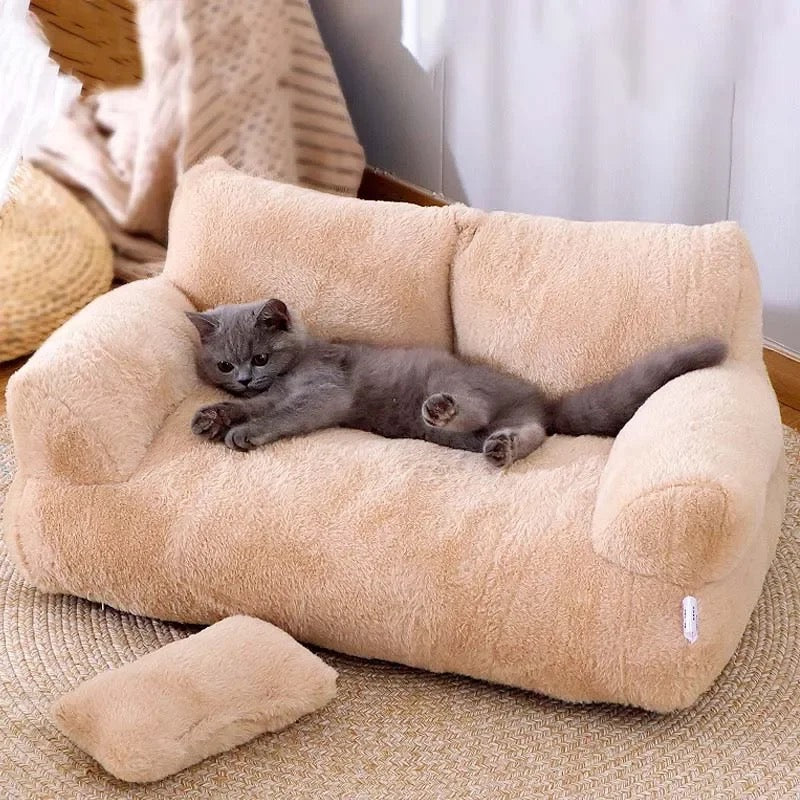 Comfy Pet Sofa Bed for Cats - Luxivelle