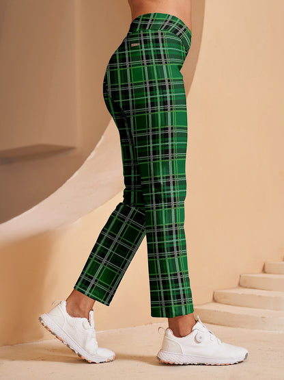 Comfortable 28 Inch Stretchy Slim Fit Ankle Pants